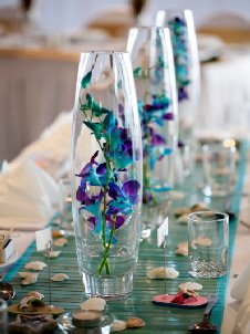 elegant tropical recetption ceneterpiece elegant tropical recetption ceneterpiece