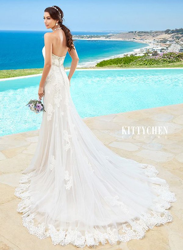 Luxury Caribbean Destination Wedding Dresses by Kitty Chen Couture- Kayla 2