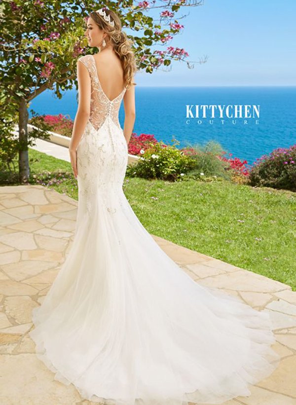 Luxury Caribbean Destination Wedding Dresses by Kitty Chen Couture - Venetia 2