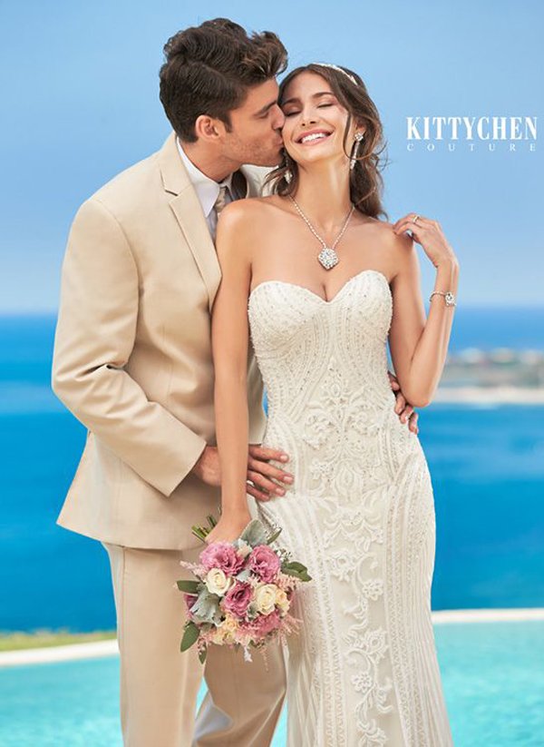 Luxury Caribbean Wedding Dresses by Kitty Chen Couture - Alvina 2