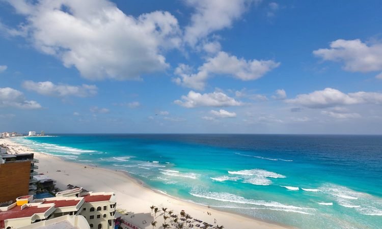 Cancun Beach Palace Ocean Front Wedding Resort_Sky Terrace Ceremony View