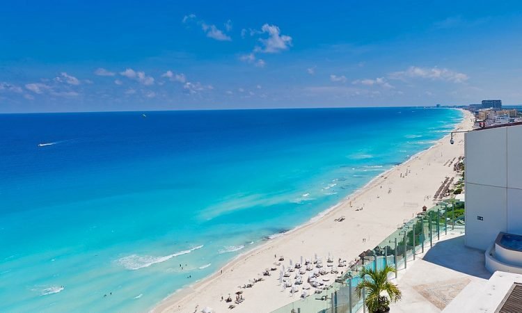 Cancun Beach Palace Ocean Front Wedding Resort_Sky Terrace View