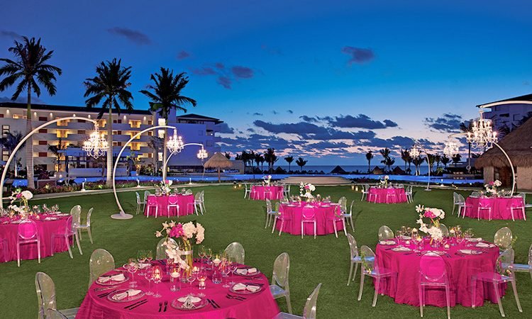 Dreams Playa Mujeres Wedding Resort Venue__Garden Reception