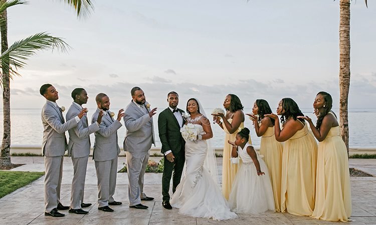 Moon Palace Jamaica Grande Weddings Luxury Resort Wedding Bridal Party