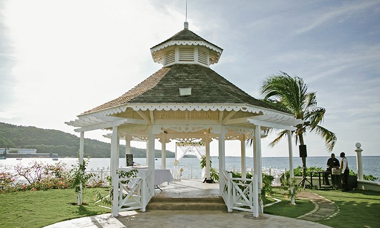 Moon Palace Jamaica Grande Weddings Resort Wedding Ocean View Gazebo Location
