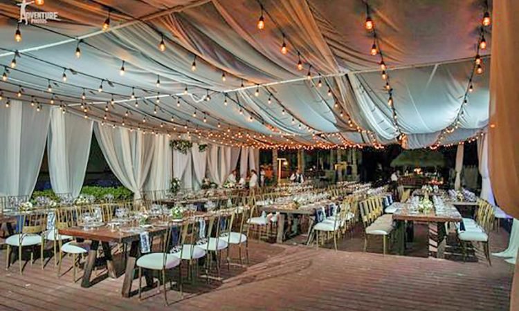 Dreams Riviera Cancun Weddings_Luxury outdoor deck reception Venue location setup