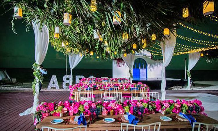 Dreams Riviera Cancun Weddings_Luxury outdoor reception Venue location setup